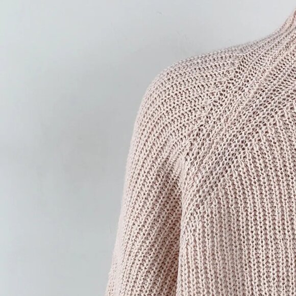 Women’s Dark Gray Turtleneck Long Sweater Dress – Warm Winter Knit - Picture 9 of 9